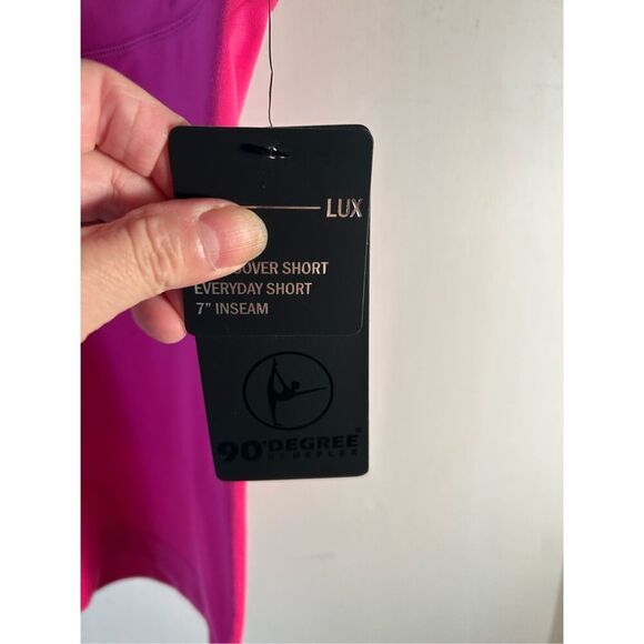 90 degree reflex crossover shorts pink small rn#144527 new - Picture 3 of 7